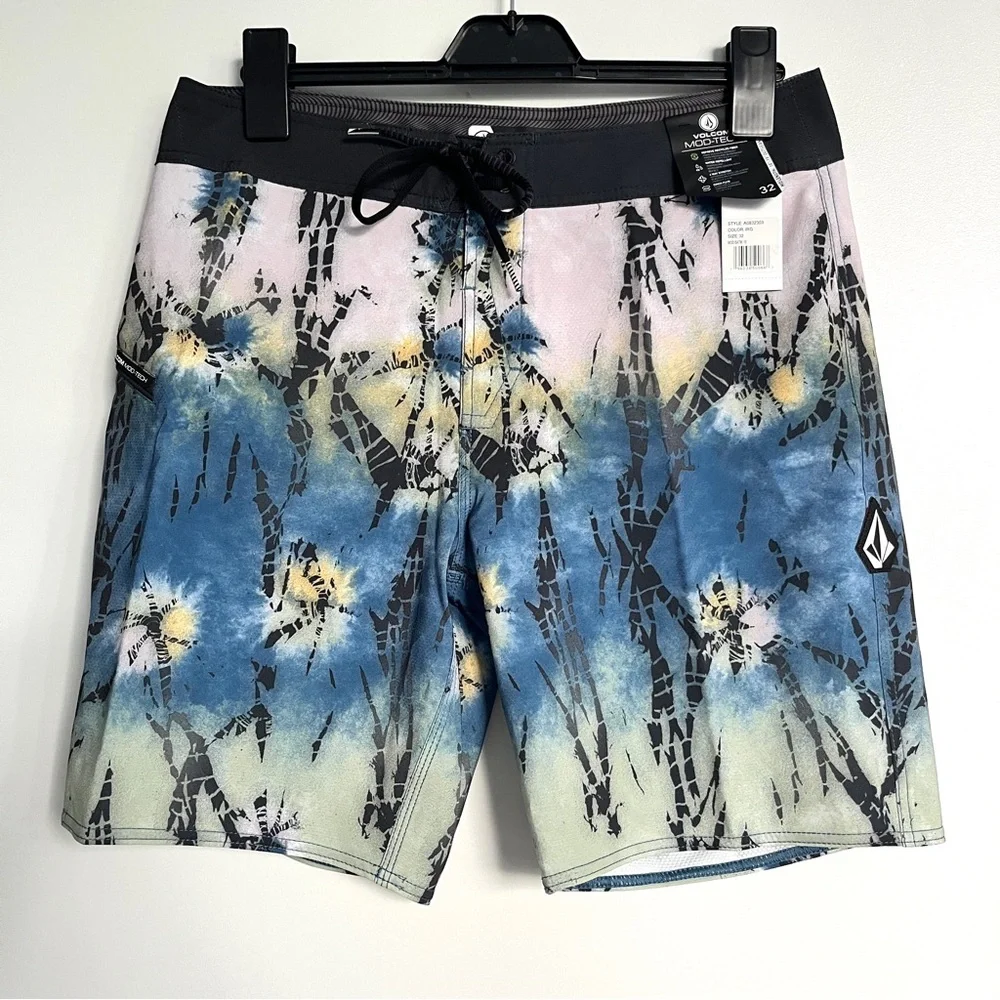 Volcom Mod Tech Batik Swim/Board Shorts 32